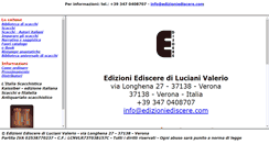 Desktop Screenshot of edizioniediscere.com